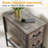 Ortha Top 2 - Drawer End Table Set End Table with Storage and Built-In Electrical Outlet-693362959