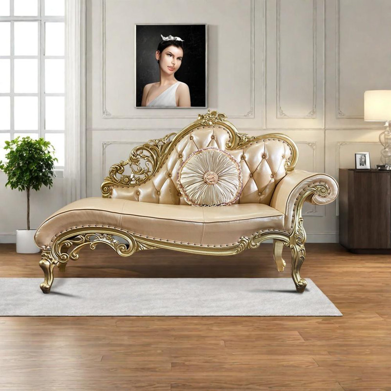 Chaise en chêne massif, Orienté à droite