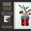 «Christmas Holiday Art DCCCLX III», reproduction d'art encadrée - bois massif-1895533020-1895533050