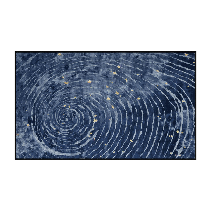 Machine Washable Gray Area Rug, Rectangle 6' x 9'