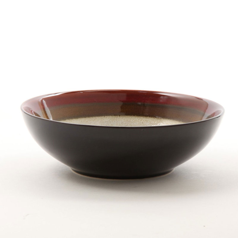 Elite Couture Bands 16-Piece Dinnerware Set, Red