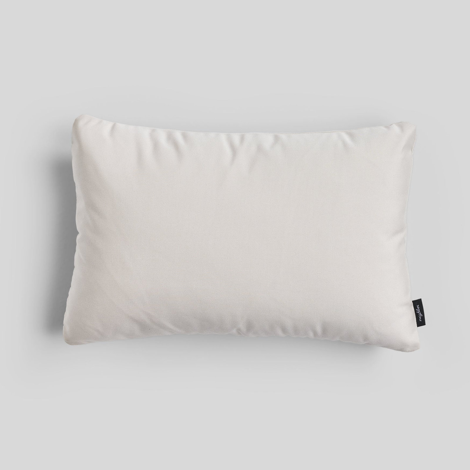 Crosshatch Sunbrella® Indoor/Outdoor Throw Pillow, Canvas, 16"H x 24"W, Rectangular