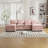 Chenille, high quality sponge filling, solid wood frame, oversized four-seater, U-shaped combination sofa-465682473