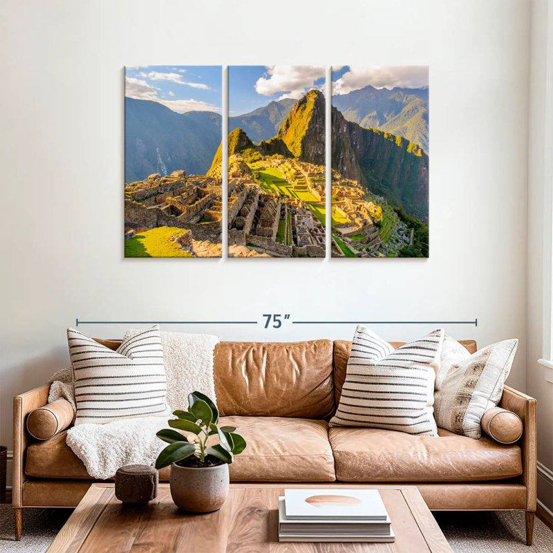Lilie Sunlit Machu Picchu, 36" H x 57" W