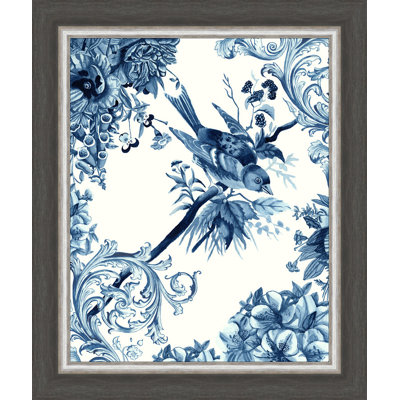 «Bird and Branch II», reproduction d'impression encadrée