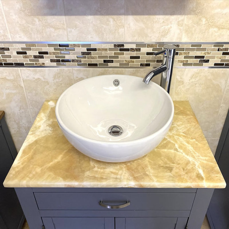 Bottesford 750mm Single Bathroom Vanity with Vessel Ceramic Basin