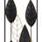 Modern Plants & Flowers Wall Decor on Metal
