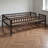 Full-Over-Full-Over-Full Triple Bunk Bed, Wood, Built-In Ladder & Slide, Contemporary, Kids & Teens Room-1075463556