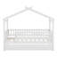 Lit en bois avec couchette-1076371910