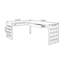 Bureau en bois massif en forme de L brun noyer avec 3 tiroirs-1814870188-1814870191