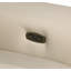 Causeuse inclinable en cuir 2 pièces avec appui-tête électrique 3 pièces Éliziah-101230609