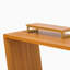 Bureau de direction moderne de 63 po, bureau d'écriture en bois industriel rustique, bureau d'étude avec support pour écran, bureau d'ordinateur rectangulaire pour bureau à domicile, salon, teck