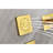 Gold Wall Mounted Shower, 3 Body Sprays & Handheld, Natural Style Shower System, Method