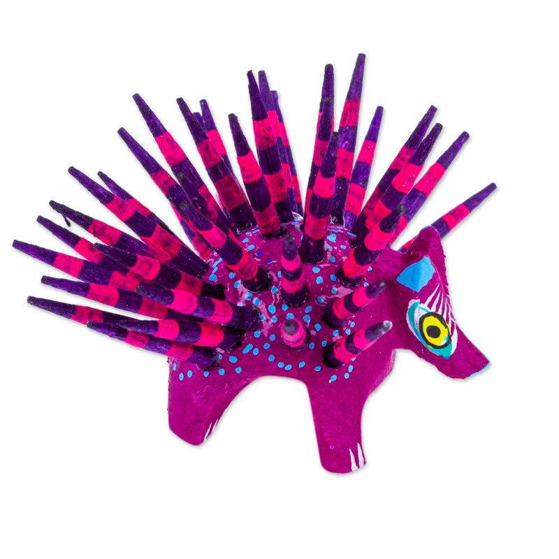 Kulpeksa mignon Porc-épic Alebrije