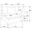 Canapé modulaire ivoire