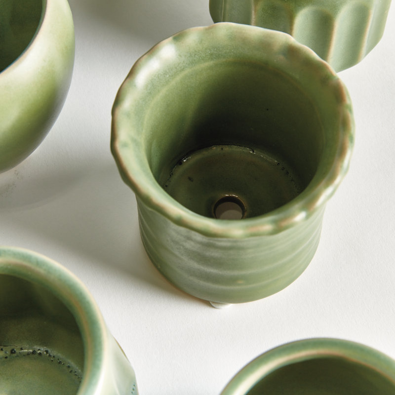 DEZIE MINI POTS, Green
