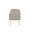 Banc de rangement capitonné, banc de chambre rembourré, banc pratique pour le salon, la salle à manger