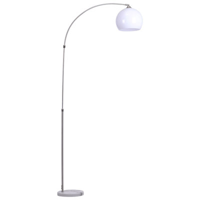 Amersham Arched Floor Lamp with Marble Base
