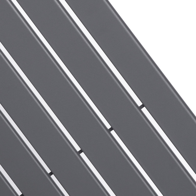 Xanthe Vertical Designer Radiator, Grey