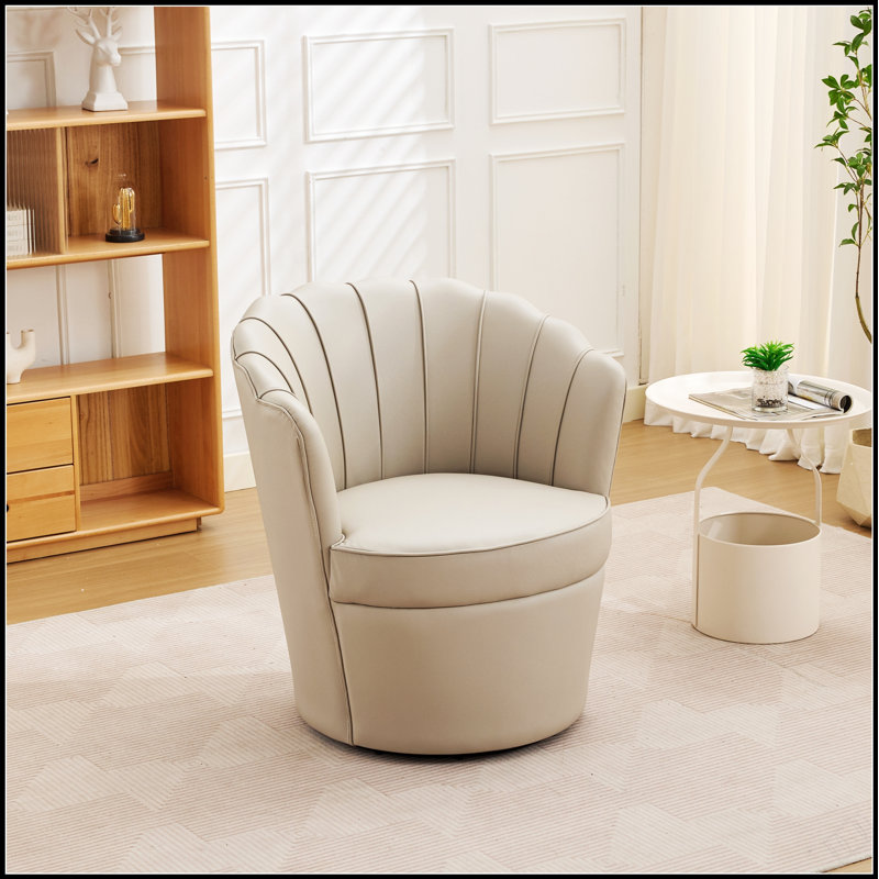 Chaise de bureau Petal, Crème