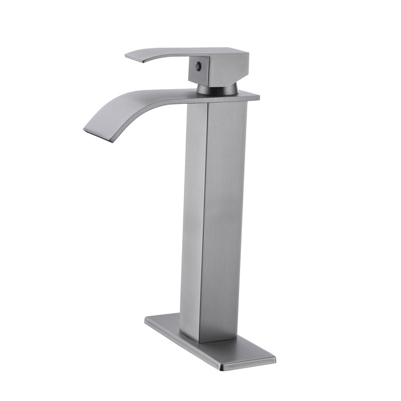 Single-handle Bathroom Faucet, Brushed Nickel