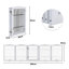 Lakendra Free Standing Pet Gate With Door-1053701070-1053701064