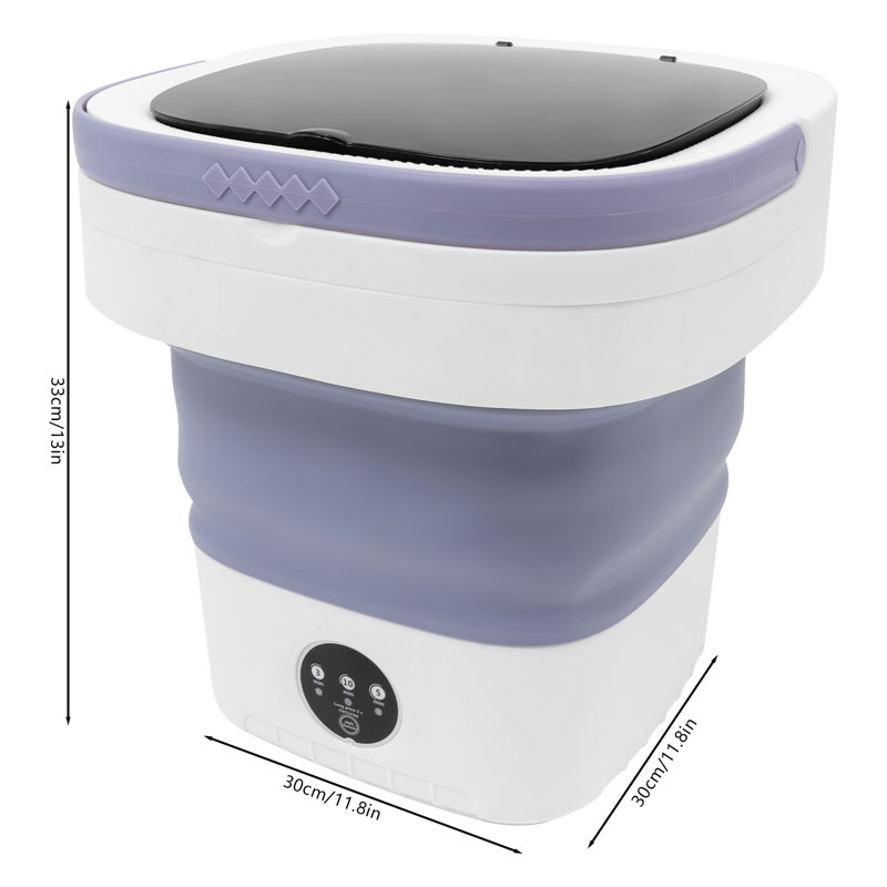 Combiné portatif de laveuse et de sécheuse YYBSH 12L / 12,68qt, Mauve