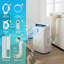 Costway 12000 BTU Wi-Fi Connected Portable Air Conditioner with Heater