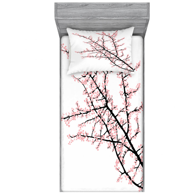 Microfiber Sheet Set, Twin XL Sheet Set with Fitted Sheet