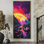Glendolyn Rainbow In The Rocky Landscape II - Rainbow, reproduction d'art sur toile encadrée