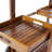 Porsha Solid Wood Bar Cart