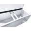 Classeur verrouillable en métal, 2 tiroirs, blanc, pour dossiers de bureau, peut contenir des documents de format moderne / blanc / format A4 / F4 verrouillable, peu encombrant, pouvant accueillir-101307622