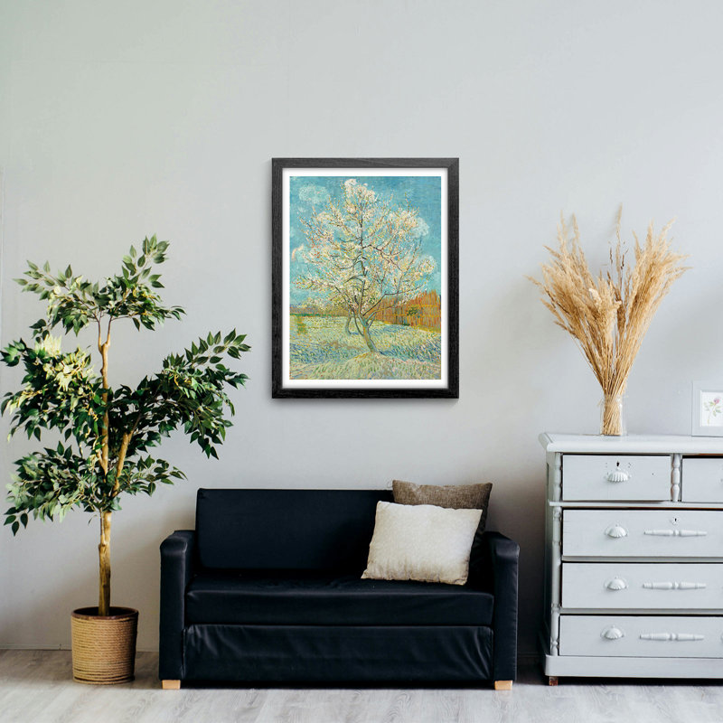 «Autumn Waters Serenity Art Print» - montagnes brumeuses et lac avec poésie zen pour un décor d'inspiration orientale
