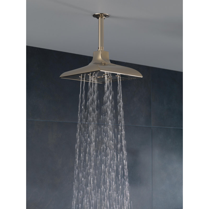 Virage® H2OKinetic® Square Raincan Showerhead, Polished Nickel, 1.75 GPM