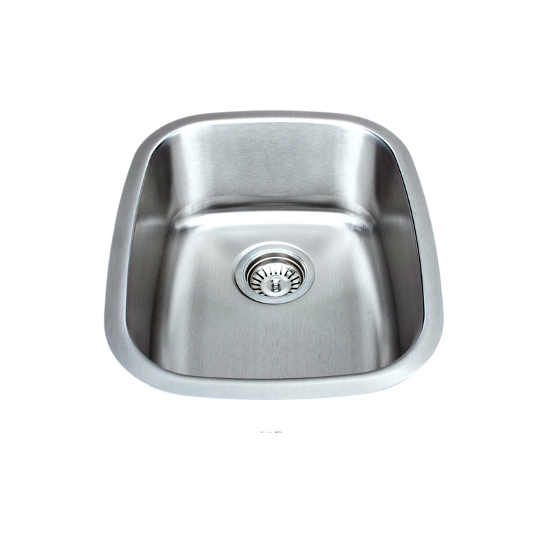 Craftsmen Series 15.25'' L Single Bowl Stainless Steel Kitchen Sink