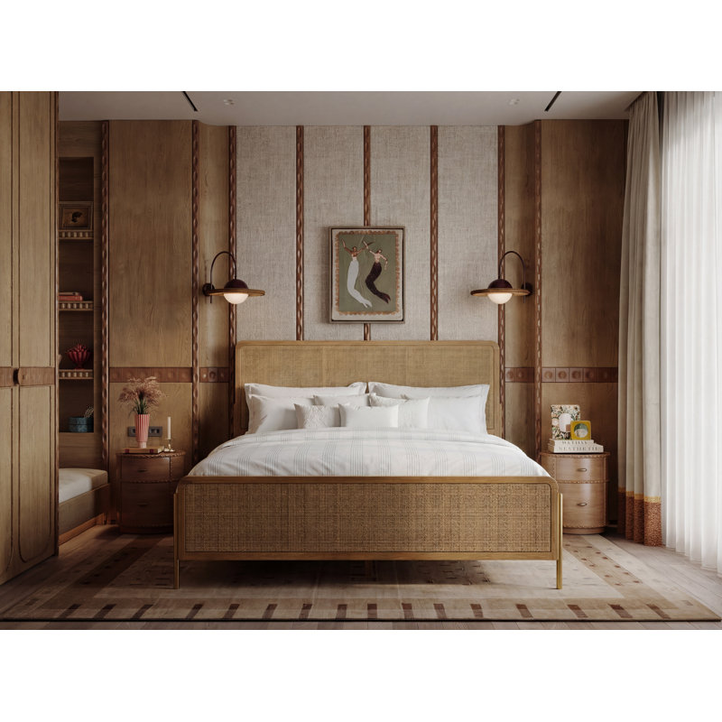 Lit Quiet Mesure naturel - très grand, King, Beige
