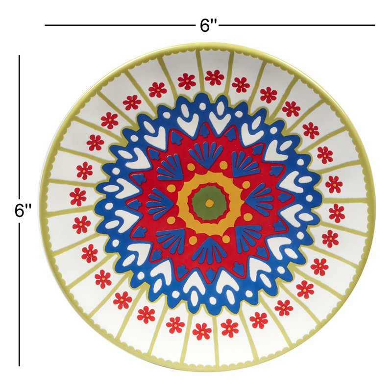 Spice Love Set of 4 Canape Plates