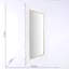 Miroir rectangulaire rustique en bois massif sculpté à la main de forme ondulée - 36 po x 72 po