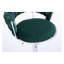 Ensemble de 2 tabourets de bar, avec repose-pieds chromé et base pivotante en velours à hauteur réglable et tabouret de bar simple chromé-1948315613-1948315612