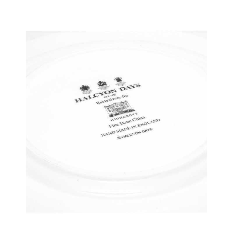 Assiette à salade ou à dessert en porcelaine tendre 8 po Highgrove
