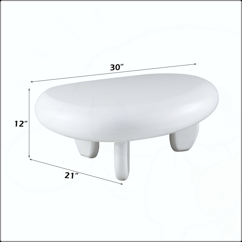 Table basse Wylie White
