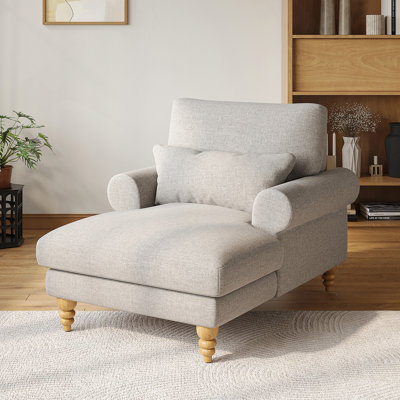 Chaise longue rembourrée avec dossier réglable pour un confort personnalisé et un soutien lombaire