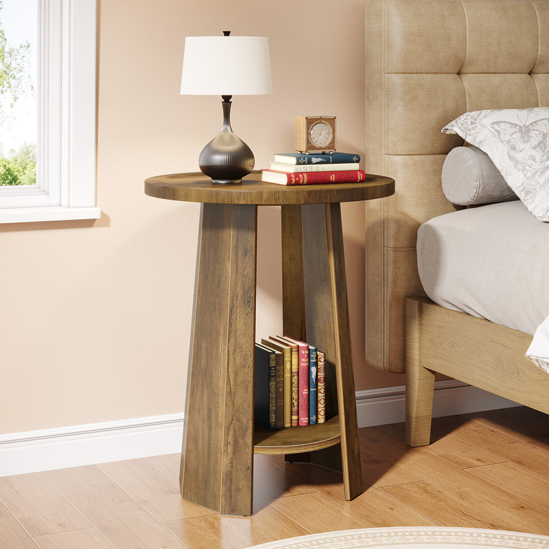 Table de bout ronde, table d'appoint