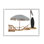 Scène de parasol Minimal Beach par Amelia Noyes