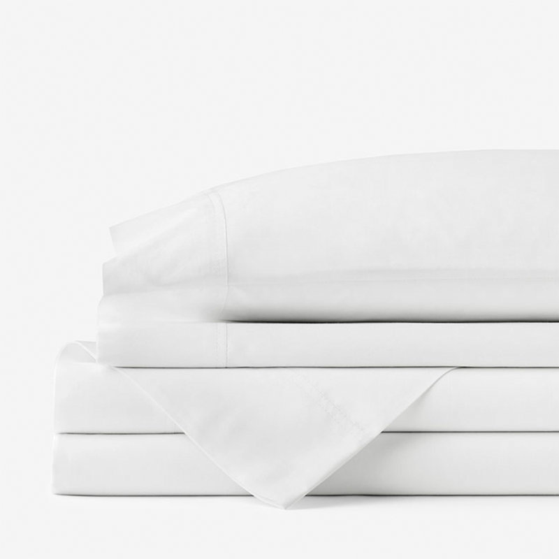 Ensemble de housse de couette en coton blanc standard, Housse de couette très grand + 7 pièces incluses
