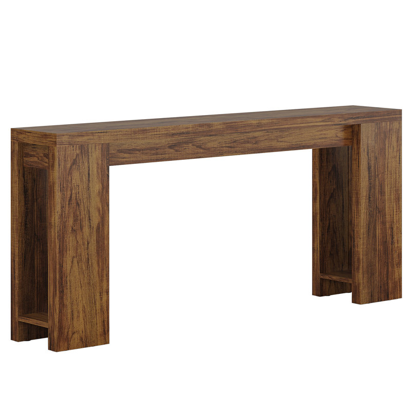 Farmhouse Console Table, Brown