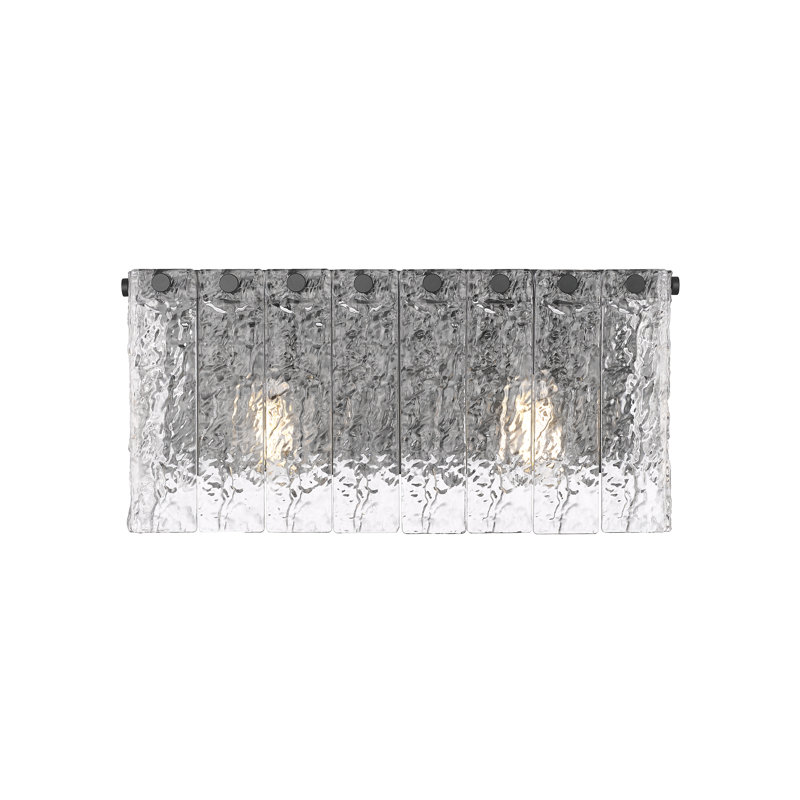 Meuble-lavabo 2 lumières Timeothy, Noir mat