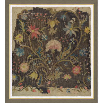 Vintage Textile Fragment - Single Picture Frame Print