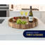 Acacia Wood - Modern Round 22" Serv...