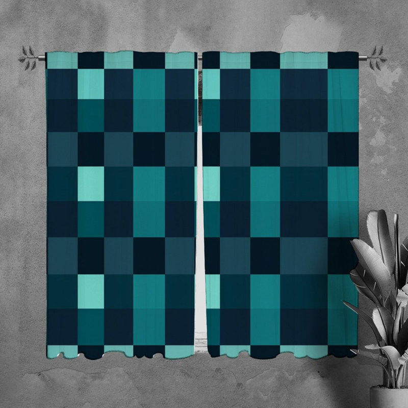 Paire de rideaux obscurcissant en polyester Maycey, L 20 po x L 82 po